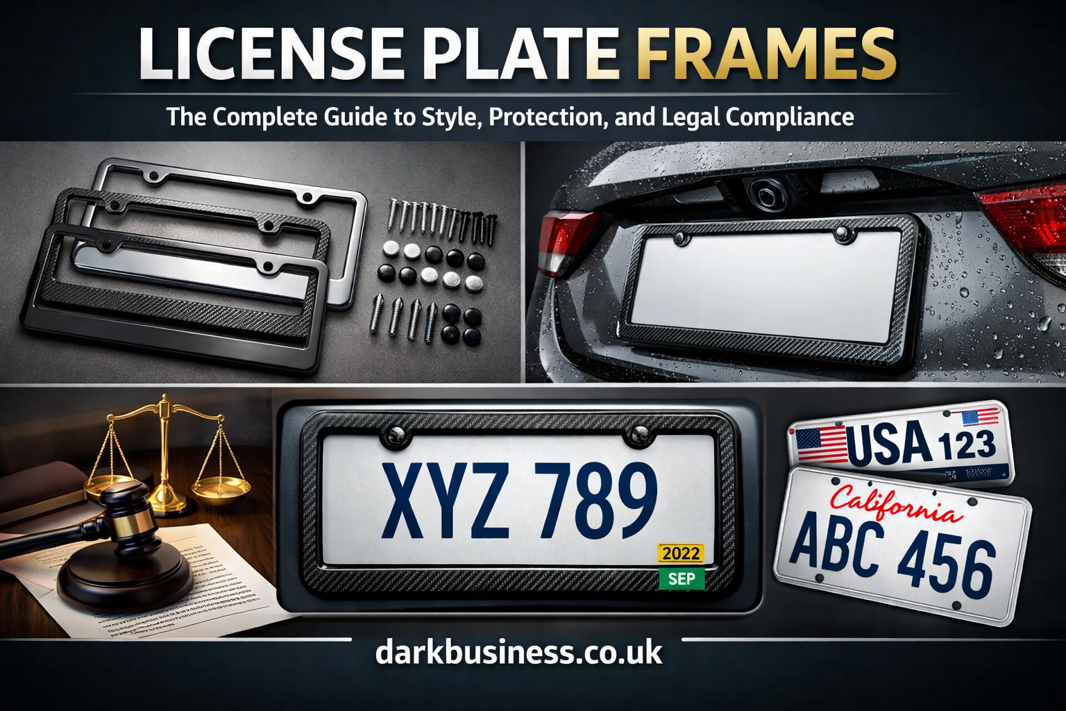 license plate frames